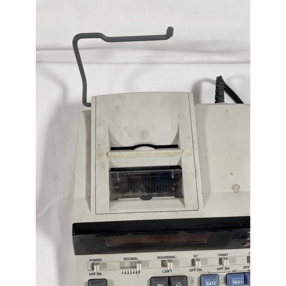Canon MP20DH Printing Calculator 2 color display 12 digit “Parts” Sold As is - Picture 4 of 8
